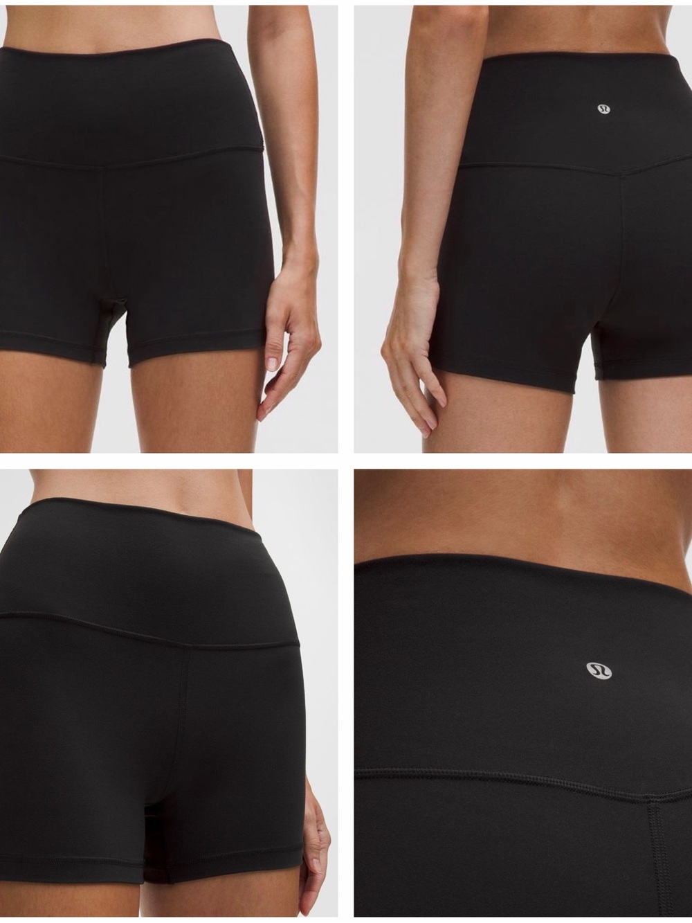 lululemon athletica Black High-Rise Athletic Shorts